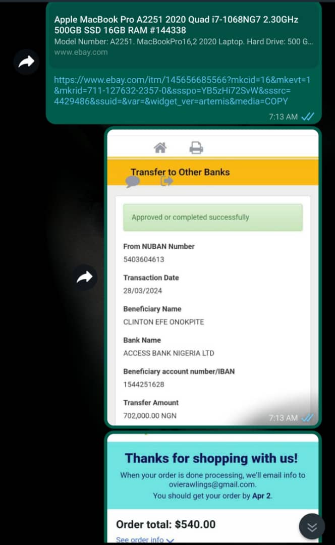 Proof N108k Profit