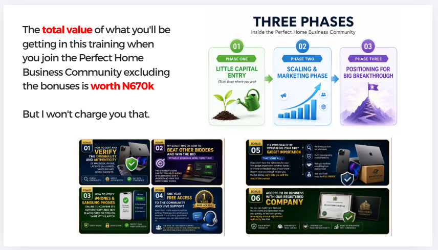 Total Value Worth N670k